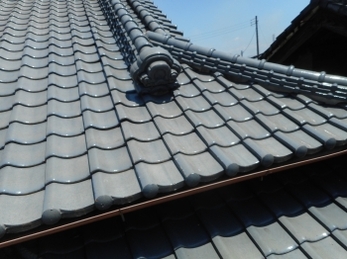 小山市 Ｔ様邸 棟瓦積み直し修理事例